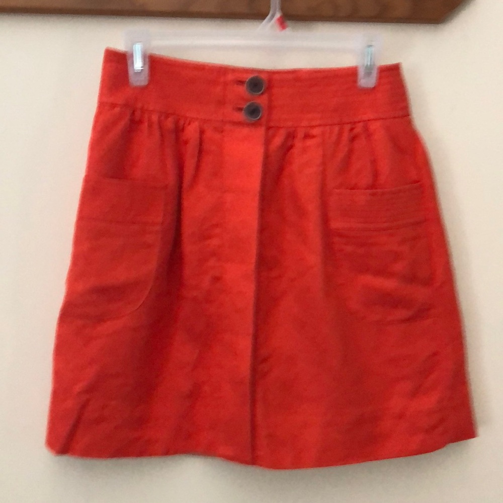J.Crew skirt with pockets, lined.